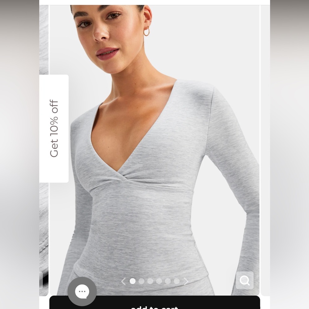 TALA dayflex v neck long sleeve